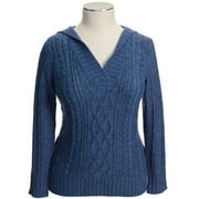 Faded Glory Fg Marled Cable Hooded Sweater