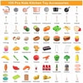thumbnail image 4 of Accesorios para juguetes de cocina Zero Zoo, 105 piezas, juego de utensilios de cocina para niños, 4 of 6