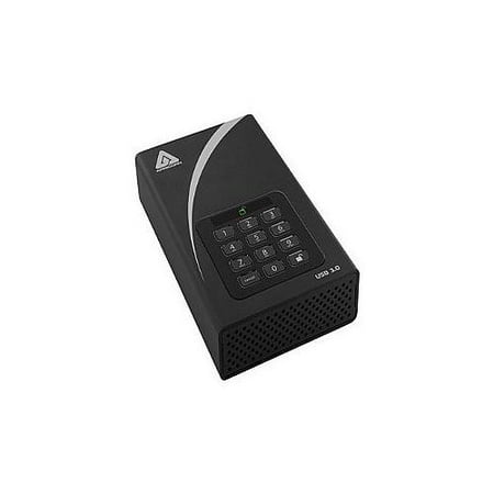 Apricorn Aegis Padlock DT - Hard drive - 2 TB - external ( desktop ) - 3.5" - USB 3.0 - 7200 rpm - buffer: 8 MB - FIPS 1