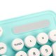 thumbnail image 2 of Combo de teclado y ratón inalámbricos, Color puro, Retro, 2,4G, teclado inalámbrico con teclas redondas y teclado numérico, tablero azul, 2 of 10