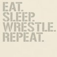 thumbnail image 3 of CafePress - Eat Sleep Wrestle Repeat T Shirt - Men's Classic Graphic T-Shirt, 3 of 4
