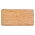 thumbnail image 3 of ZUO Eazy Solid Rubber Wood Frame Dining Table in Natural, 3 of 11