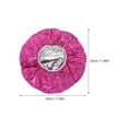 thumbnail image 2 of GOOHOCHY 10Ud Gorro Para Tratamiento De Cabello Con De Papel Aluminio Para Hidratación Profunda Rosado, 2 of 7