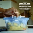 thumbnail image 6 of Ziploc® Endurables™ Medium Container, 4 cups, Wide Base With Feet, Reusable Silicone, From Freezer, to Oven, to Table, 6 of 20