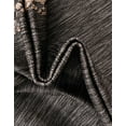 thumbnail image 4 of Unique Loom Outdoor Border Collection Area Rug - Floral Border (7' 1" x 10' Rectangle Charcoal Gray/Beige), 4 of 7