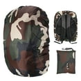 thumbnail image 1 of Cubierta impermeable para mochila Uxcell para bolsas de 15L-25L, ideal para actividades al aire libre [Camuflaje], 1 of 7