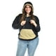 thumbnail image 1 of Sudadera con capucha bicolor Roman Fashion /Tallas Extras, (Negro /Cafe) negro 40, 1 of 7