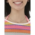 thumbnail image 3 of No Boundaries Women's Crochet Top Coverup with Long Sleeves, Sizes XXS - XXL, 3 of 4