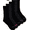 Black, variant on Women's Pro Series Cushion Crew Socks, 10-Pack