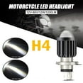 thumbnail image 1 of H4 Moto Led Motorcycle Headlight Bulbs 6000K White Light Hi/Lo Beam Fog Lamp, 1 of 10