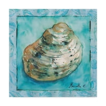 Trademark Fine Art 'Shell Scallop 4' Canvas Art by Marietta Cohen Art And Design