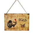 thumbnail image 1 of Fresh Eggs Sign Wooden Retro Vintage Sign Country Home Decor Farmhouse Rustic Sign (FARM FRESH EGGS 3), 1 of 6
