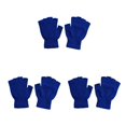 thumbnail image 3 of Guantes sin dedos Jumpingount tejido artesanal térmico invierno Color sólido, 3 of 6