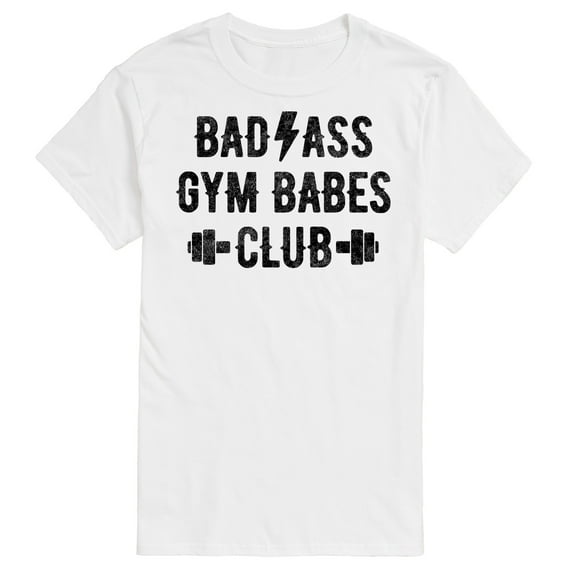 Instant Message - Badass Gym Babes Club - Men's Short Sleeve Graphic T-Shirt