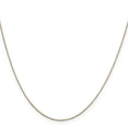 thumbnail image 3 of 14k Yellow Gold 14 Inch .6mm Round Link Cable Chain Necklace Pendant Charm, 3 of 9