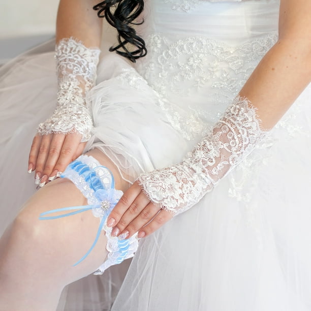 2Pcs Women Leg Garter Belt Embroidered Belts Bridal Fashion Lace Suspender  Beautiful Bridal Accessories Embroidered Belts Wedding Birthday Cosplay