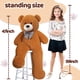 thumbnail image 4 of Oso de peluche SNOWOLF Giant 120 cm, color marrón oscuro, 4 of 6