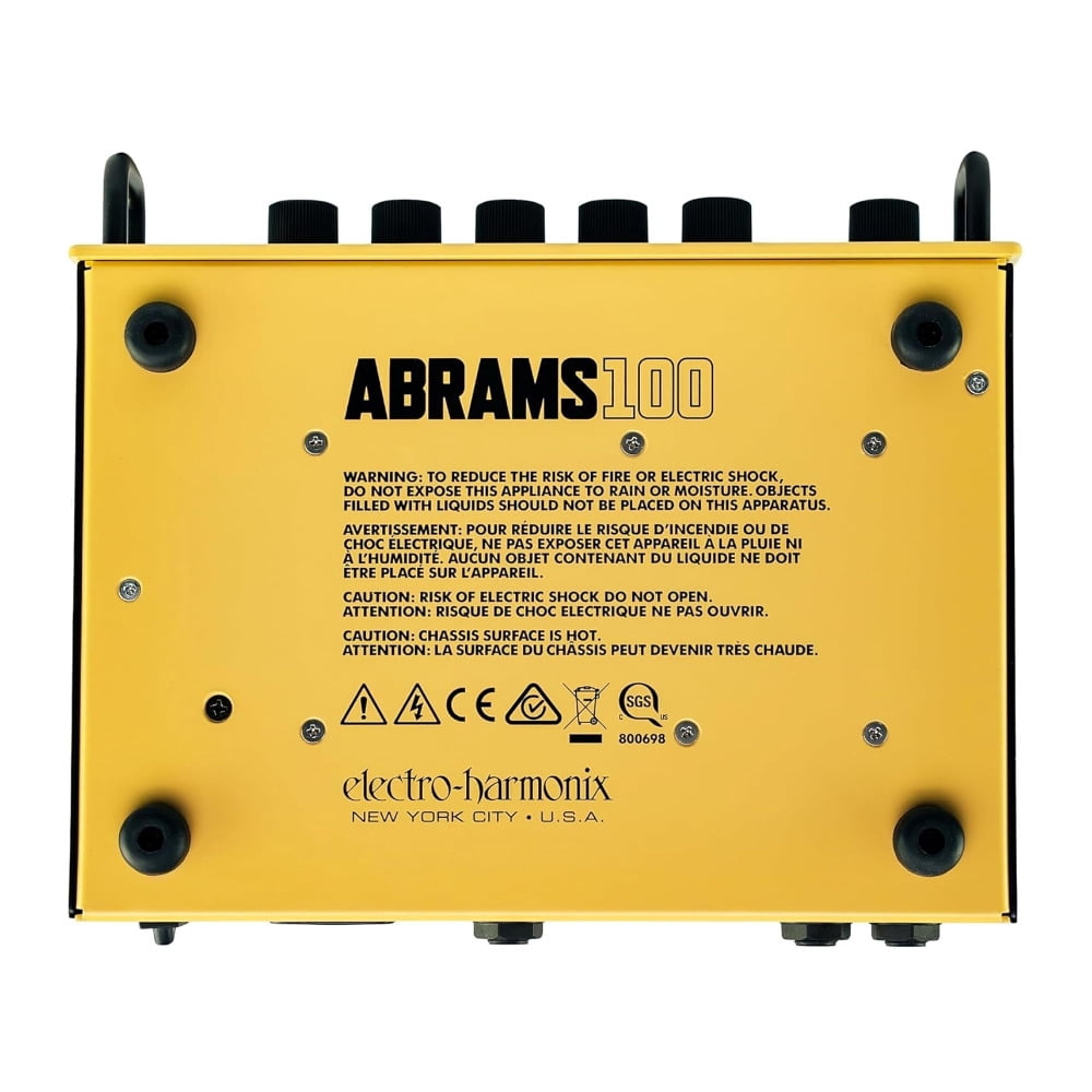 Electro-Harmonix ABRAMS100 100W Guitar Amp Head - Yellow