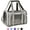 Grey, variant on Foldable Cat Cage Large Capacity Breathable Handbag Expansion Transport Bag for Travel Transport Pet Cat Dog Carrier - Large - Grey