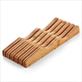 thumbnail image 1 of Cook N Home Bloc de Rangement pour Couteau en Bambou 11 Emplacements, 1 of 8