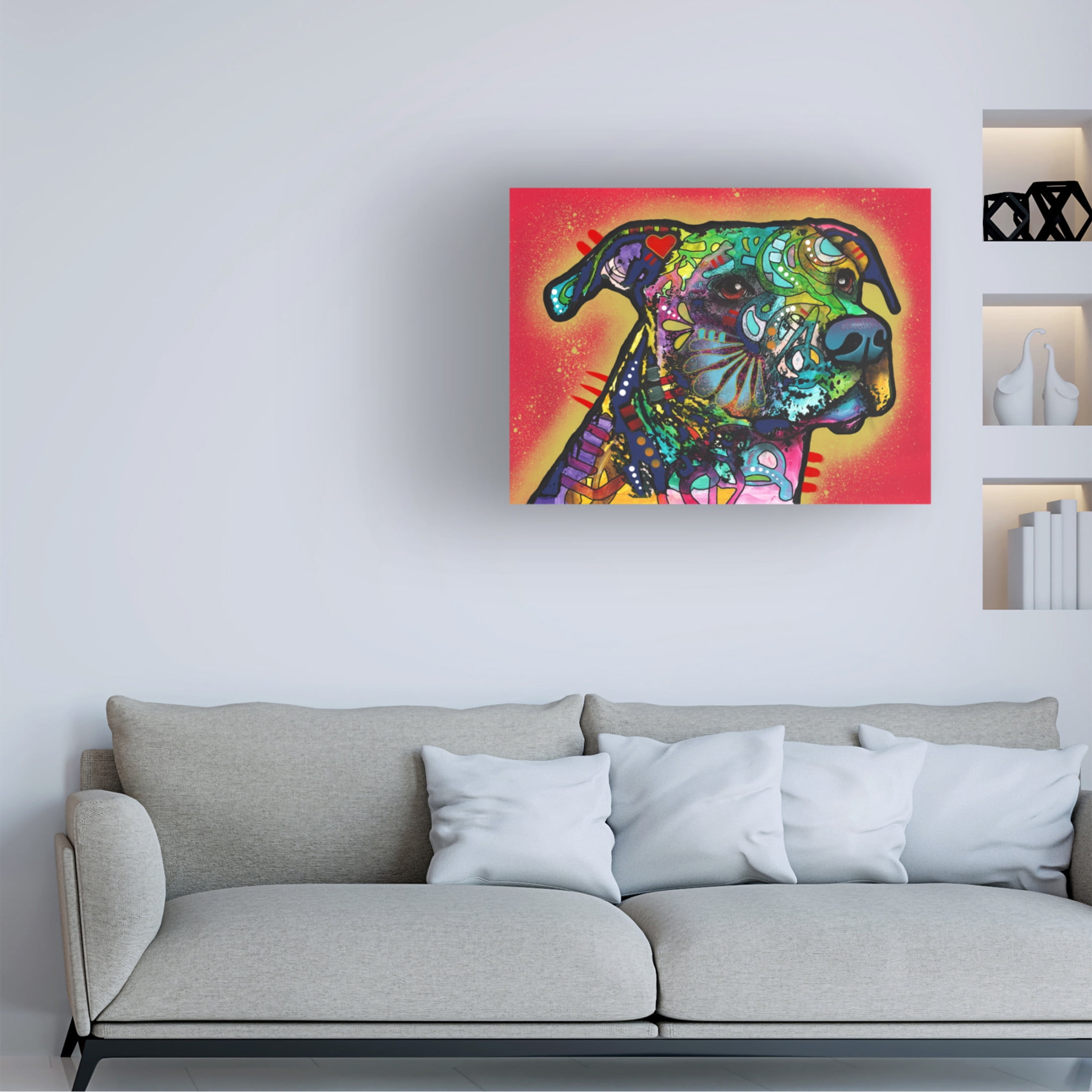 Canvas Wall Art - Dean Russo 'Horizon' Wall Art for Living Room, Bedroom, or Office Décor by Trademark Fine Art - 47 x 35 Inches