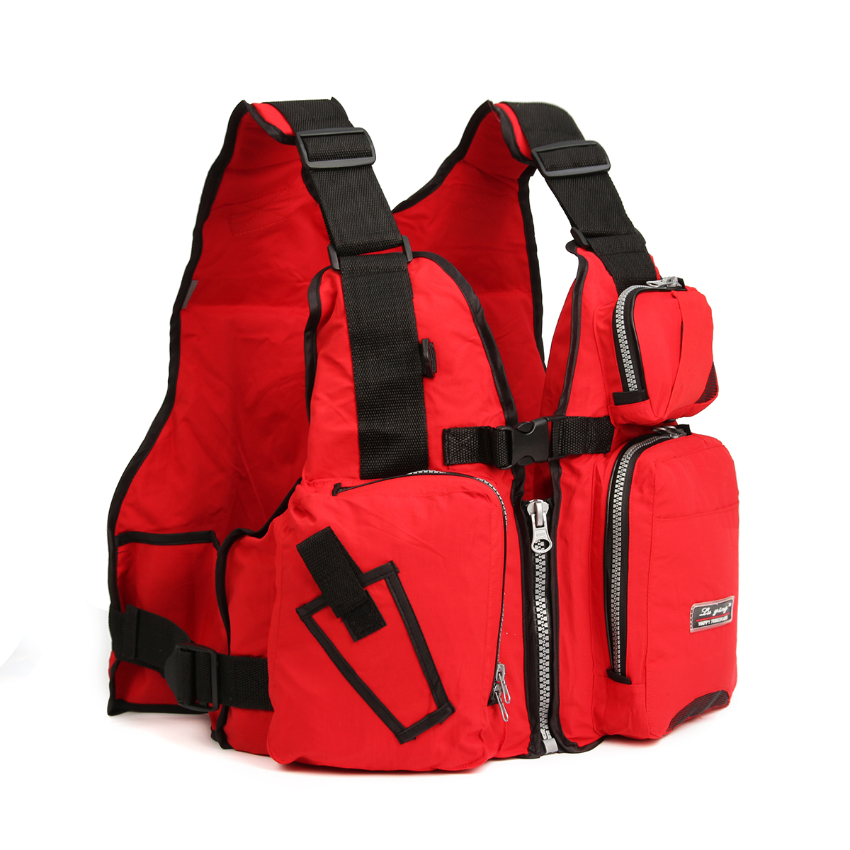 Outdoor Life Jackets for Adult kayaking, Multi-Pockets & Reflective Belt, Adjustable Life Vests for Adults, Safe Aid Jacket, Buoyancy Waistcoat, Swim Vest for Canoe Dinghy, Sailing - image 5 of 8