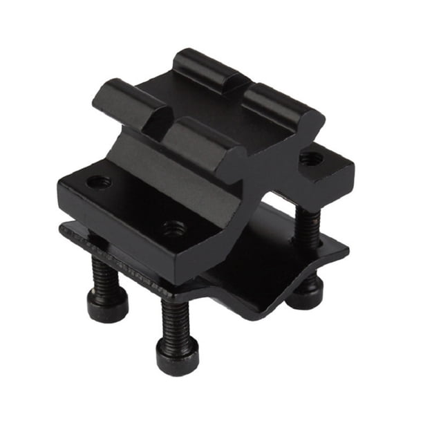 Btafrte Riel Montaje Tubo Barril Adaptador Bípode Ajustable para Antorcha Vista Linterna