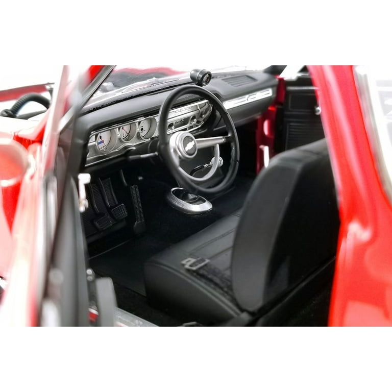 1965 Chevy El Camino, Red and White - Acme A1805411 - 1/18 scale