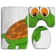 thumbnail image 1 of Juego de Alfombras de Baño ABPHQTO Tortuga de Dibujos Animados 3 Piezas, 1 of 2