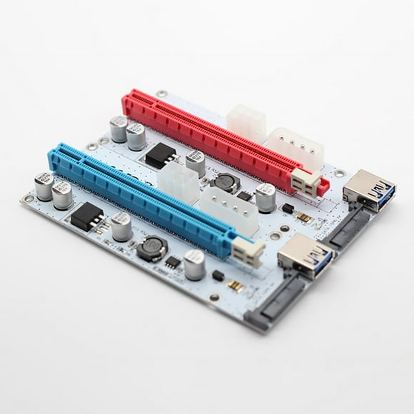 EGNMCR PCI-E 1X to 16X three power interface graphic card cable adapter board graphic card extension