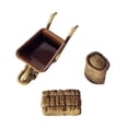 thumbnail image 1 of Decoración de herramientas agrícolas para casa de muñecas, modelo de escena de juguete Kdis para jardín de muñecas 1:6 1:12 Carro de 3 piezas, 1 of 8