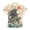 C-OTHER, variant on T Shirts for Man Dress Fashion Boho Floral Printed Button Short Sleeve Casual Top for Mens