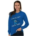 thumbnail image 4 of Vintage Mega Man Check These Out Unisex Plus Size Long Sleeve Tee Shirt Brisco Brands 2X, 4 of 6