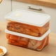 thumbnail image 4 of Recipiente de gran capacidad para kimchi, caja sellada para conservar la frescura, apto para alimentos, con tapa, 1 galón, hermético y a prueba de fugas para una fermentación prolongada,, 4 of 6