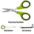 thumbnail image 2 of UFISH Fishing Scissors Line Cutter Stainless Steel Hook Remover Pliers Tool, 2 of 5