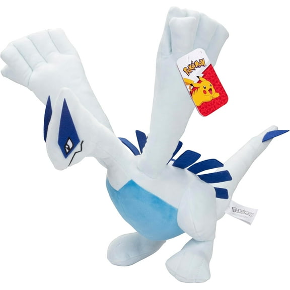 Pokemon 12" Lugia Large Plush - Officially Licensed - Quality & Soft Stuffed Animal Toy - Add Lugia to Your Collection! - Great Gift for Kids & Fans of Pokemon