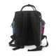 thumbnail image 3 of Easygdp Leopard Neon Rainbow Gradient para Bolsa de Bebé de Gran Capacidad con Múltiples Bolsillos, Bolsa de Pañales para Padres, Bolsa de Viaje Organizada y Elegante, 3 of 6