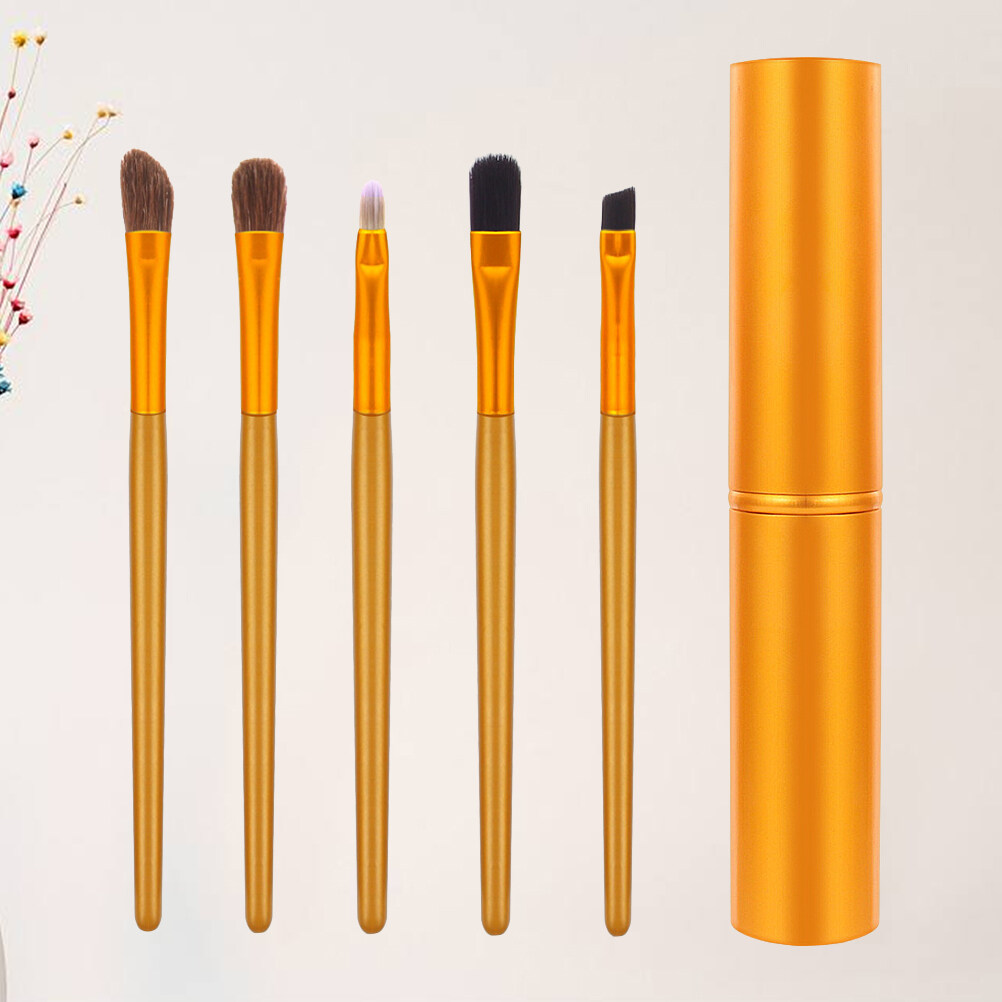 5PCS Portable Eye Makeup Blending Brushes Eyeliner Eyeshadow Brush