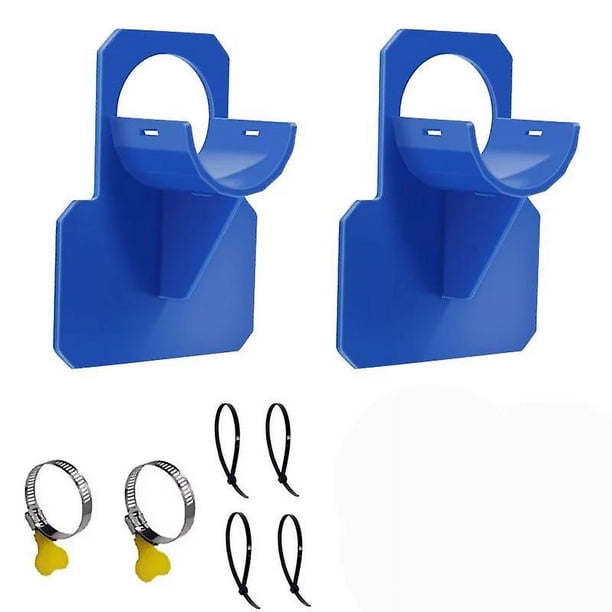 2 juegos de soportes para manguera de piscina, soporte para manguera de agua para piscina, tubos de soporte debajo para evitar que las mangueras se hunda