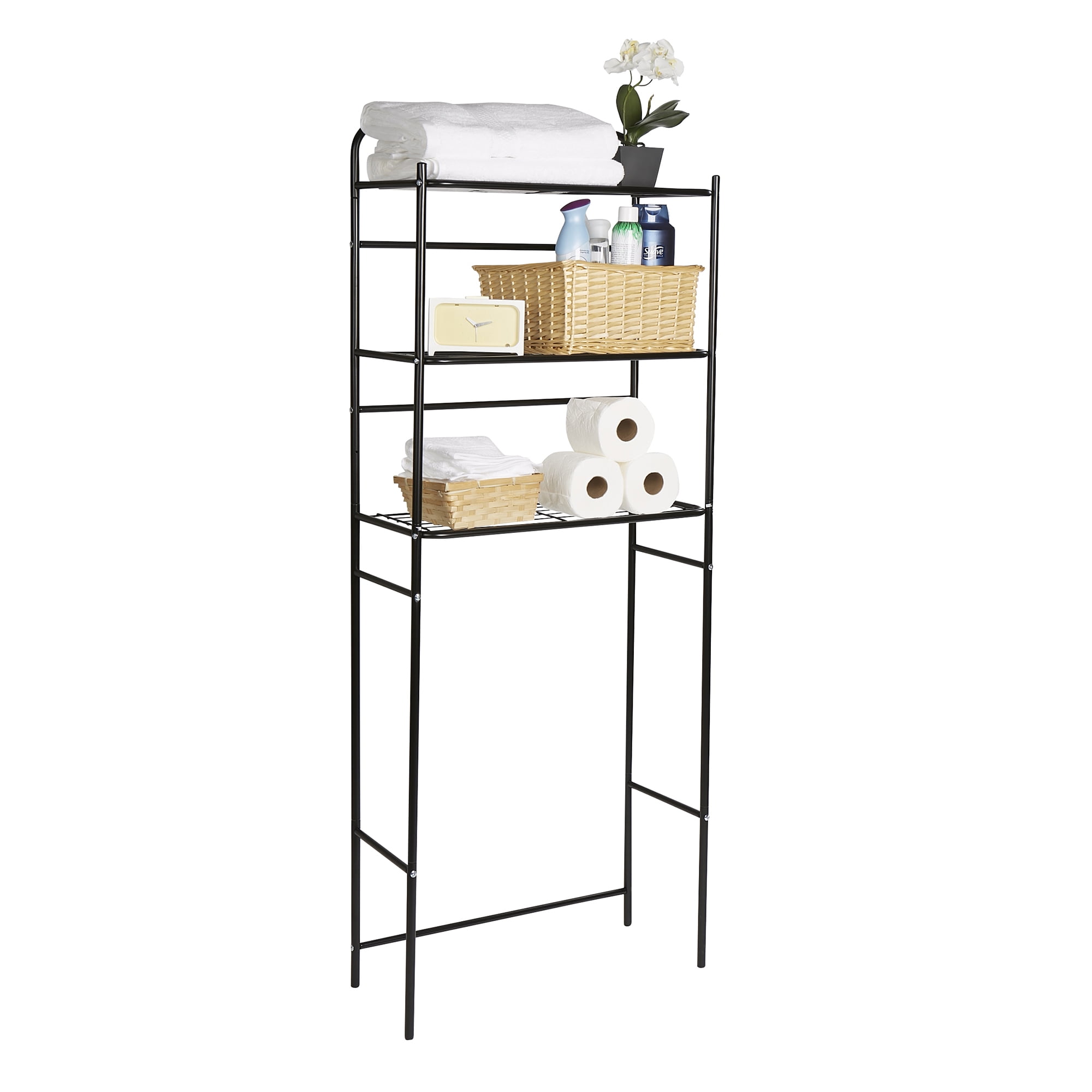 Mind Reader 3 Tier Over the Toilet Rack, Bathroom Stand Accessory