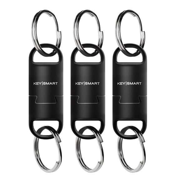 Anillos de Llaves Magnéticos Desmontables KeySmart MagConnect Pro - Paquete de 3