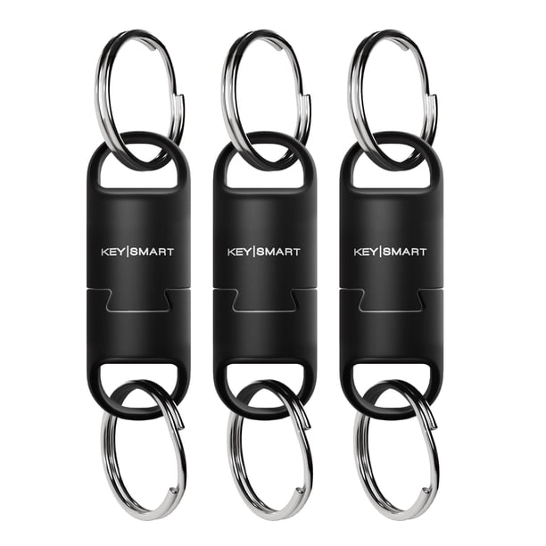 Anillos de Llaves Magnéticos Desmontables KeySmart MagConnect Pro - Paquete de 3