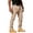 Khaki_EL12, variant on Dwellite Men's Work Pants 2026 Casual Fashion Cargo Pants Outdoor Hiking Solid Color Straight Leg Trouser with Pockets Army Green L