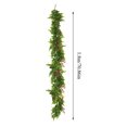thumbnail image 3 of 6ft Simulation Rattan Garland with Red Berries, Artificial Christmas Greenery for Home Decoration, Indoor Outdoor Use on Fireplace, Door, Mantle Festive Season Decor, 3 of 6
