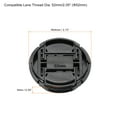thumbnail image 2 of Uxcell Center Pinch Front Lens Cover Dust Camera Lens Cap for Lens with 52mm Thread, 2 Pack, 2 of 6