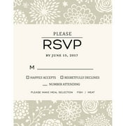 Simply Floral Standard RSVP