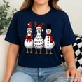 thumbnail image 6 of Vintage Christmas Silly Goose T-Shirt, Snowman Spoof Winter Tee, 6 of 11