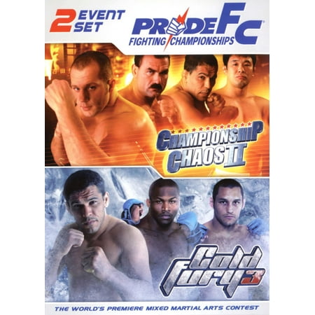 Pride FC: 2 Event Set (Championship Chaos II & Cold Fury 3)(DVD) NEW