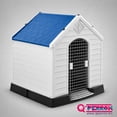 thumbnail image 2 of Casa Para Perro Q Perrón Raza Grande Con Puerta Color Azul, 2 of 10
