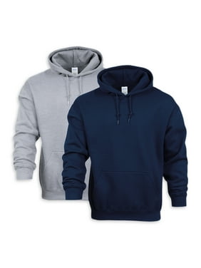 Gildan Men's Heavy Blend Fleece Hooded Sweatshirt, 2-Pack